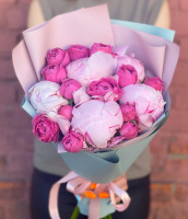 Букет_Розовая мания