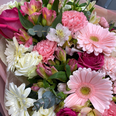 Букет_Шикарный букет из гербер