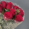 Букет_9 роз Эквадор в сетке